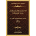 Authentic Memoirs Of Edmund Kean: Of The Theater Royal, Drury Lane (1814)