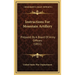 Instructions For Mountain Artillery: Prepared By A Board Of Army Officers (1851)