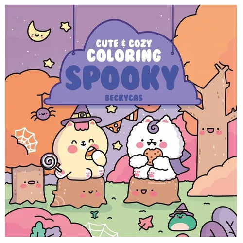 Cute & Cozy Coloring: Spooky
