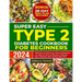 Super Easy Type 2 Diabetes Cookbook for Beginners 2024: 1500 Days of Super Easy, Tasty and Delicious Low Sugar & Low-Carb Recipes to Manage Type 2 Dia