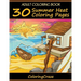 Adult Coloring Book: 30 Summer Heat Coloring Pages