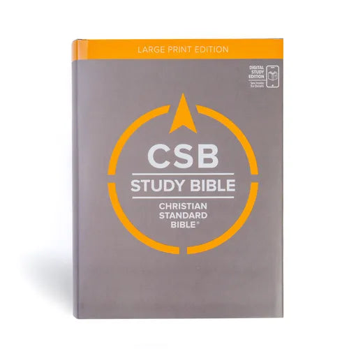 CSB Study Bible, Large Print, Digital Study Edition, Hardcover
