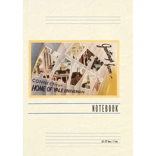 Vintage Lined Notebook Greetings from New Haven