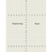 Engineering Paper: Quad Rule graph paper,8.5 x 11 (5x5 graph paper) 100 pages