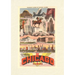Vintage Lined Notebook Greetings from Chicago