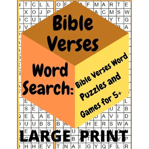 Bible Verses Word Search: Bible Verses Word Puzzles and Games for 5+: LARGE PRINT