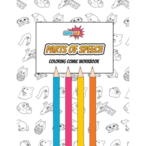 Parts of Speech Coloring Comic Workbook