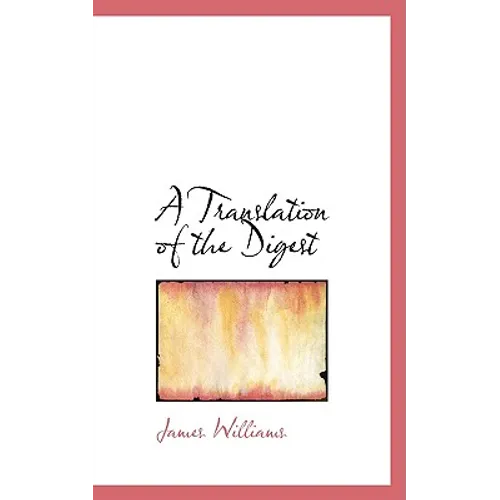 A Translation of the Digest