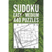 SUDOKU easy - medium 440 Puzzles: For Beginner And Novice Solvers Entertaining Game To Keep Your Brain Active