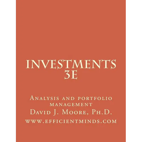 Investments 3e: Analysis and portfolio management
