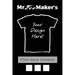 T-Shirt Outline Sketchbook: Tee Shirt Design Ideas Journal to Make Your Own Merch