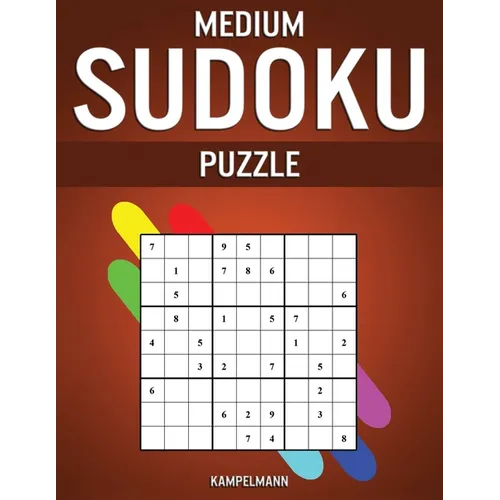 Medium Sudoku Puzzle: 400 Medium Sudokus with Solutions