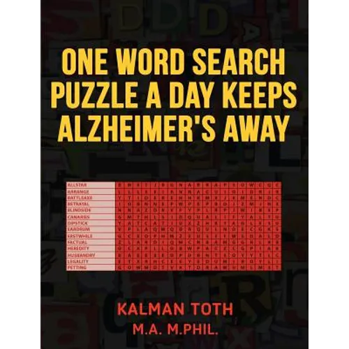 One Word Search Puzzle A Day Keeps Alzheimer's Away