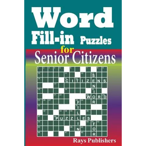 Word Fill-in Puzzles for Senior Citizens
