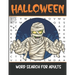 Halloween Word Search For Adults: 40 Large Print Word Search Puzzles Fun For Adults and Teens