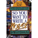 So You Want to Write a Novel