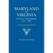 Maryland and Virginia Convict Runaways, 1725-1800. a Survey of English Sources