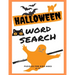 Halloween Word Search: A Fun Word Finder Large Print Puzzle Book for Kids Ages 6-12