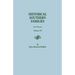 Historical Southern Families. in 23 Volumes. Volume VII