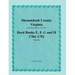 Shenandoah County, Virginia, Deed Book Series, Volume 2, Deed Books E, F, G, H 1784-1792