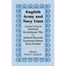 English Army and Navy Lists, Compiled During the American Revolutionary War by Ansbach-Bayreuth Lieutenant Johann Ernst Prechtel