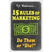 15 Rules of Marketing