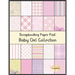 Scrapbook Paper Pad: Baby Girl Collection: 20 Unique Design Background Crafting Sheets