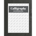 Calligraphy Workbook: Modern Calligraphy Practice Sheets - 120 Sheet Pad
