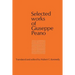 Selected Works of Giuseppe Peano