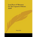 Lost Keys of Masonry Or The Legend of Hiram Abiff