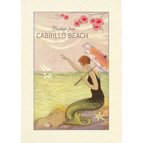 Vintage Lined Notebook Greetings from Cabrillo Beach