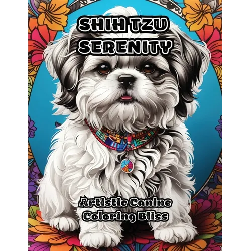 Shih Tzu Serenity: Artistic Canine Coloring Bliss