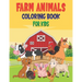 Farm Animals Coloring Book For Kids: 50 Baby Farm Animals Coloring Pages