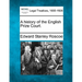 A History of the English Prize Court.