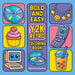 Bold & Easy Y2K Retro Coloring Book: Nostalgic Relaxing Stress Relief Coloring
