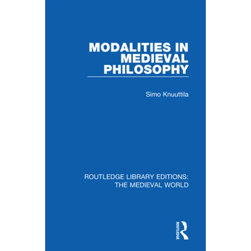 Modalities in Medieval Philosophy