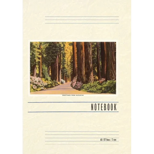 Vintage Lined Notebook Greetings from Nepenthe