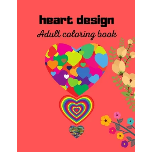 heart design: Adult coloring book