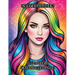 Graceful Teen: A Portrait Coloring Journey