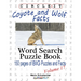 Circle It, Coyote and Wolf Facts, Word Search, Puzzle Book