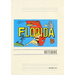 Vintage Lined Notebook Greetings from Florida, Map