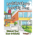 Architecture Coloring Book: Beautiful Houses in Mid-century Modern, Farmhouse, Craftsman, Victorian, Cape Cod, Colonial, Art Deco and other iconic