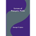Letters of Peregrine Pickle