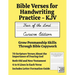 Bible Verses for Handwriting Practice - KJV: Fear of the Lord Cursive Edition