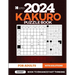 Kunlektra Brain Teaser 15 x 15 Kakuro Puzzle Book for Adults