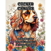 Cocker Canvas: Coloring the Floral Beauty of Cocker Spaniel