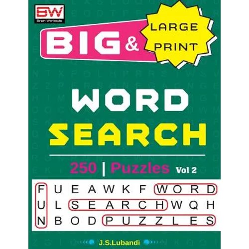 BIG & Large Print WORD SEARCH Puzzles