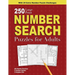 250 Number Search Puzzles for Adults