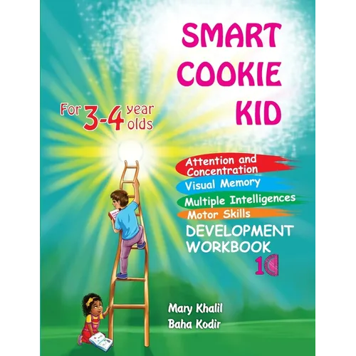 Smart Cookie Kid For 3-4 Year Olds Attention and Concentration Visual Memory Multiple Intelligences Motor Skills Book 1C