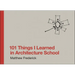 101 Things I Learned in Architecture School